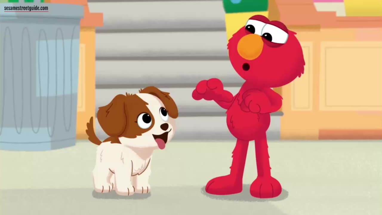 Furry Friends Forever Elmo Gets a Puppy