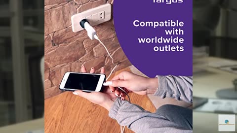 Targus Universal Travel Adapter, International Plug Adapter, Travel Worldwide Po