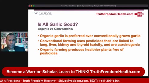 Dr.SHIVA™: Molecular Science, Personalized Health, Politics of Garlic(3/24)