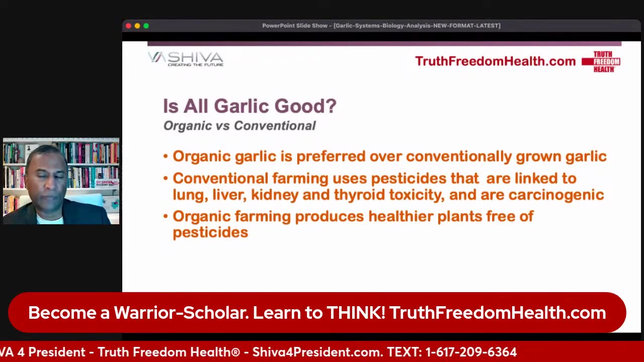 Dr.SHIVA™: Molecular Science, Personalized Health, Politics of Garlic(3/24)