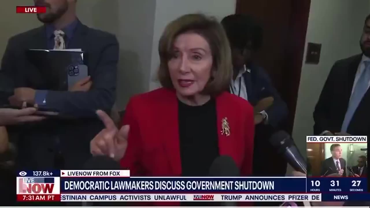 Nancy Pelosi Snaps At Reporter In Finger-Wagging Meltdown