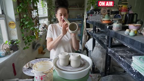 Live 🔴 Swan City Ceramics - Ep. 144 Pottery Livestream