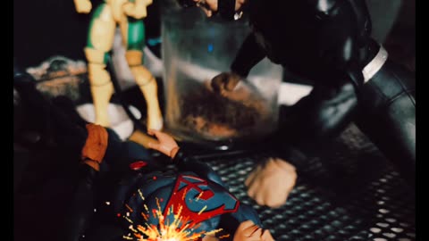 Superman vs Superman in Dojo Garden