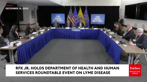 RFK Jr. Holds Health And Human Services Roundtable Event On Addressing Lyme Disease In America