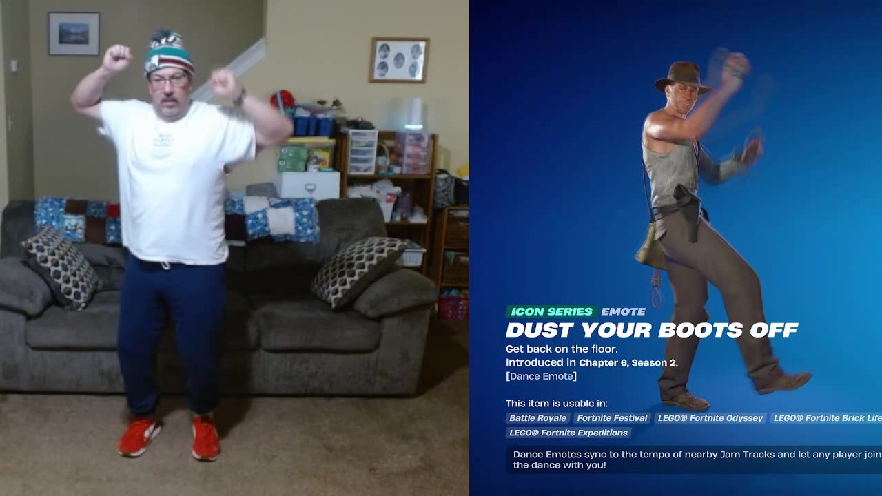 FFG Dance Fortnite Emotes Dust Your Boots Off