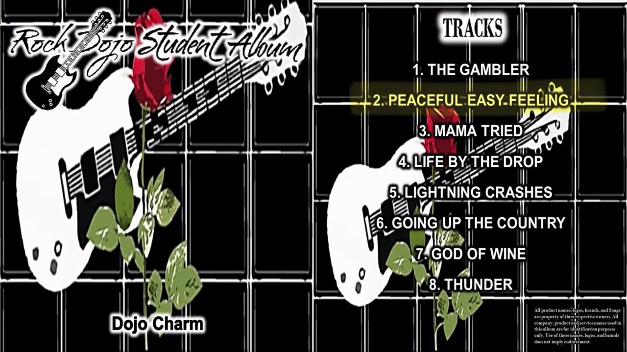 Rock Dojo Student Album #44 Dojo Charm: Peaceful Easy Feeling (Eagles Cover) Track 2