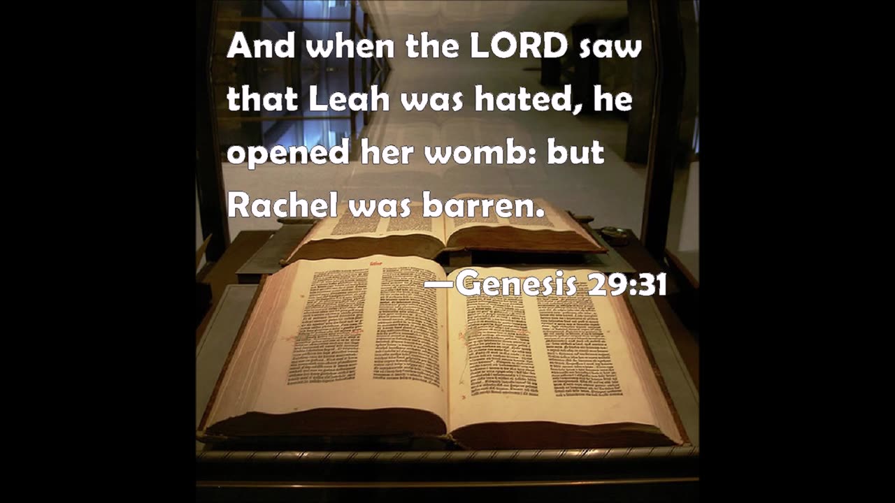 God’s gracious love for Leah.