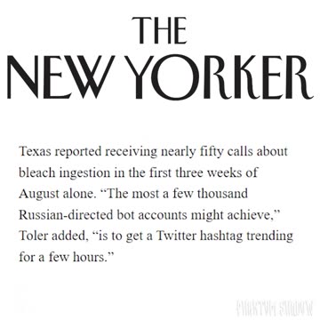 The New Yorker Magazine Is Fake And Gay