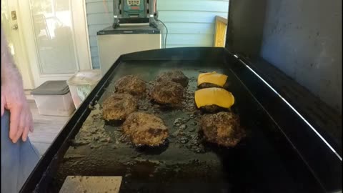 Burgers On The Griddle