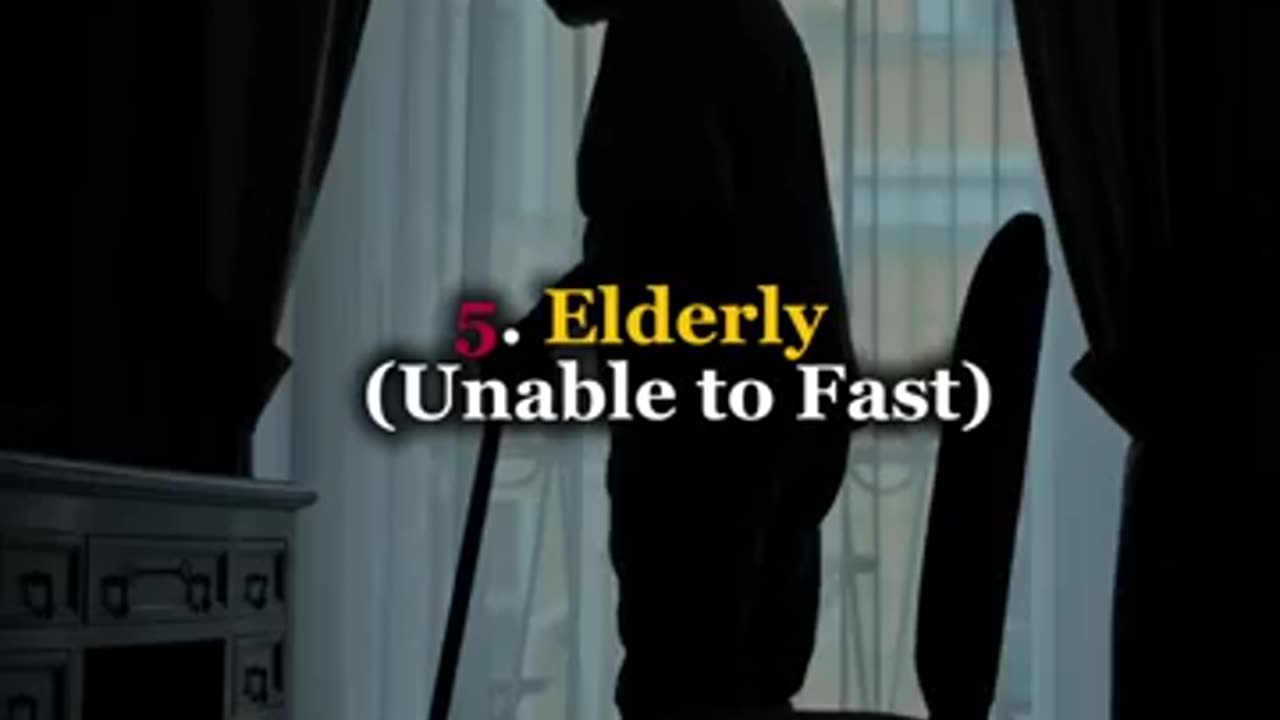 *5 People who don't have to FAST during RAMADAN!🖤