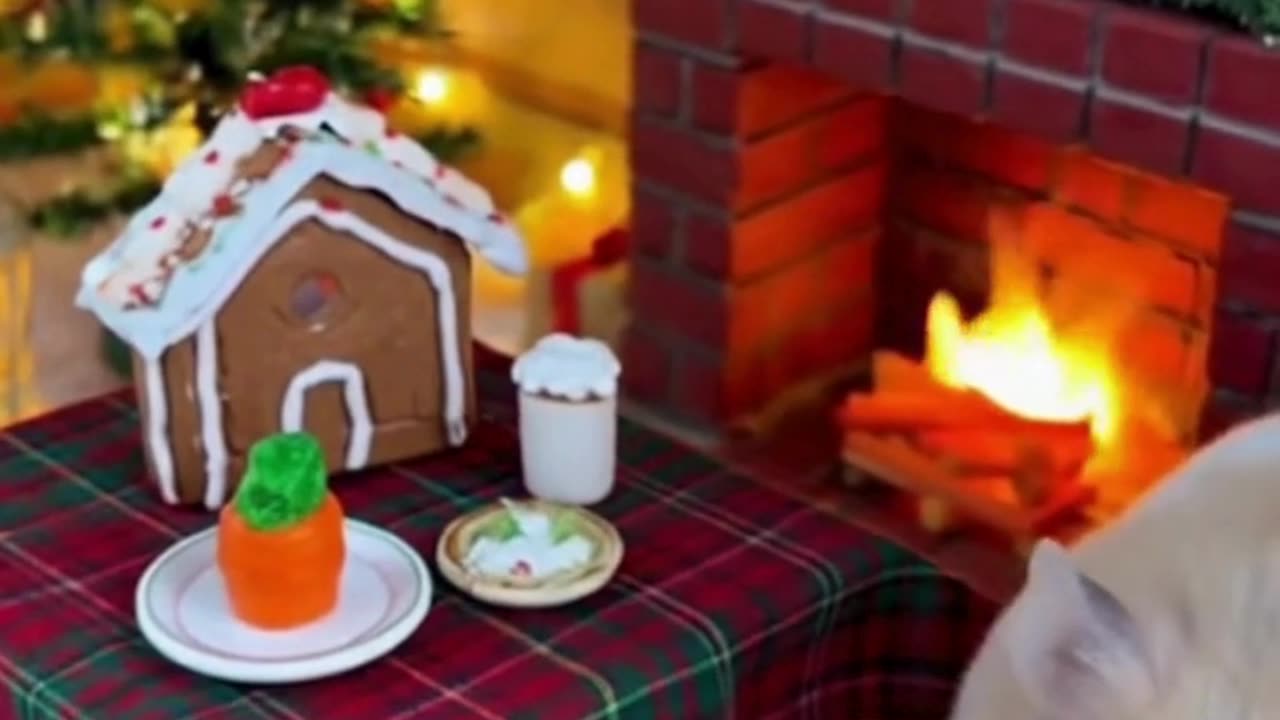 🐹🎄 My Hamster Built a Tiny Christmas Home… This Is Too Cute to Handle ❤️✨