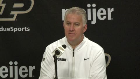 #13 Purdue's Coach Matt Painter Post-Game Press Conference After 87-78 Win Over #2 Alabama Part 2