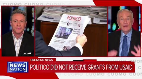 Chris Cuomo scrambles to deny Politico took $8.2 million in tax dollars to cover for Biden.