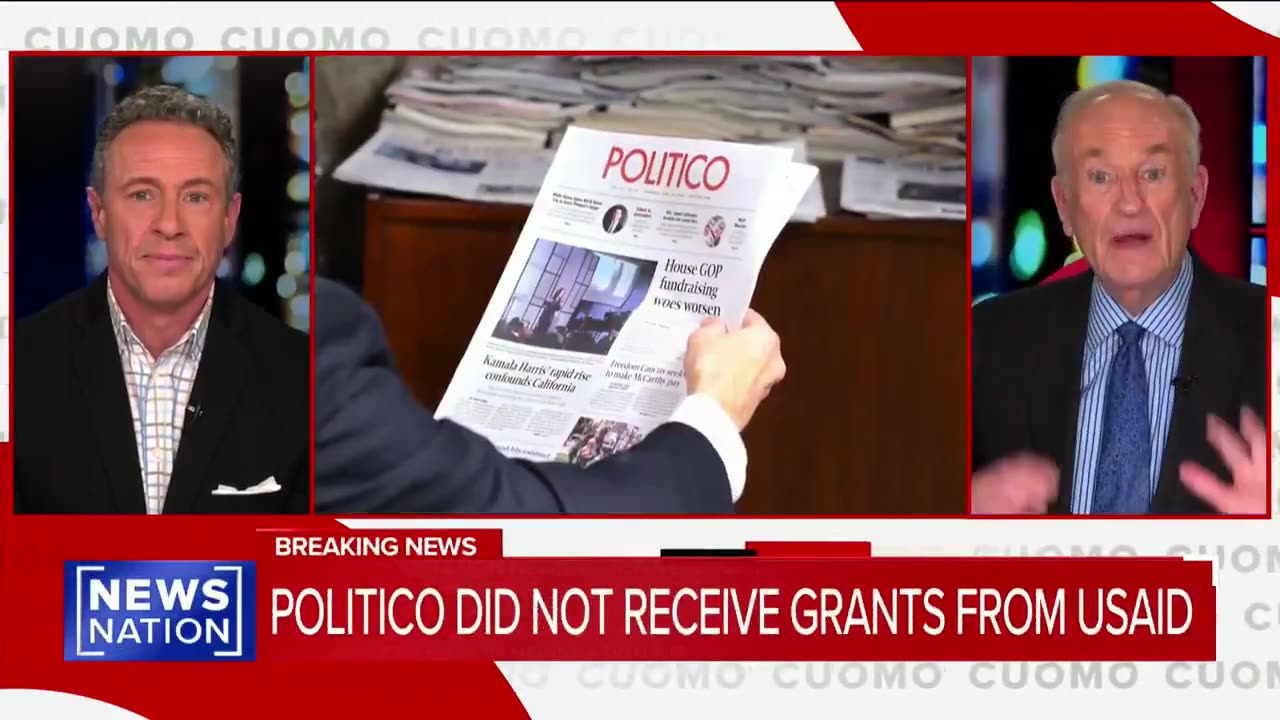 Chris Cuomo scrambles to deny Politico took $8.2 million in tax dollars to cover for Biden.