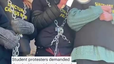 Ugly students protest their ugliness or ICE
