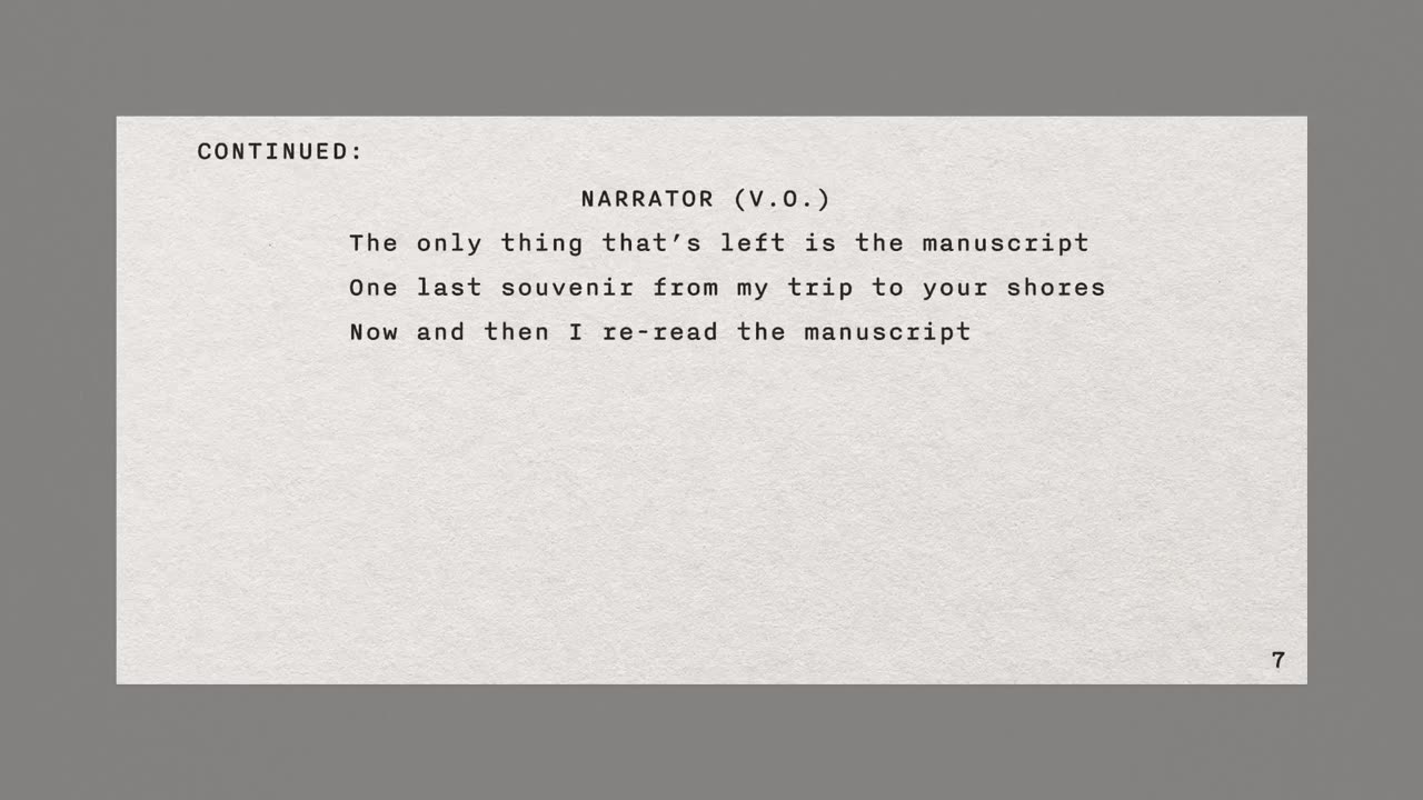 Taylor Swift - The Manuscript (Official Lyric Video)