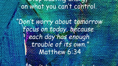 Peace Over Worry