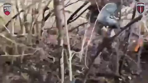 Ukrainian Soldiers Move On Russian Camp