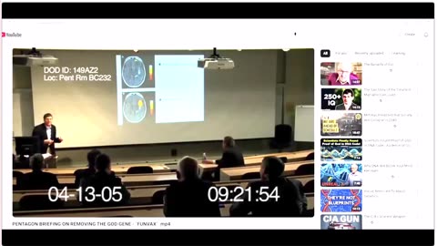 Bill Gates makes eugenics presentation detailing mass crimes against humanity to CIA in the Pentagon.