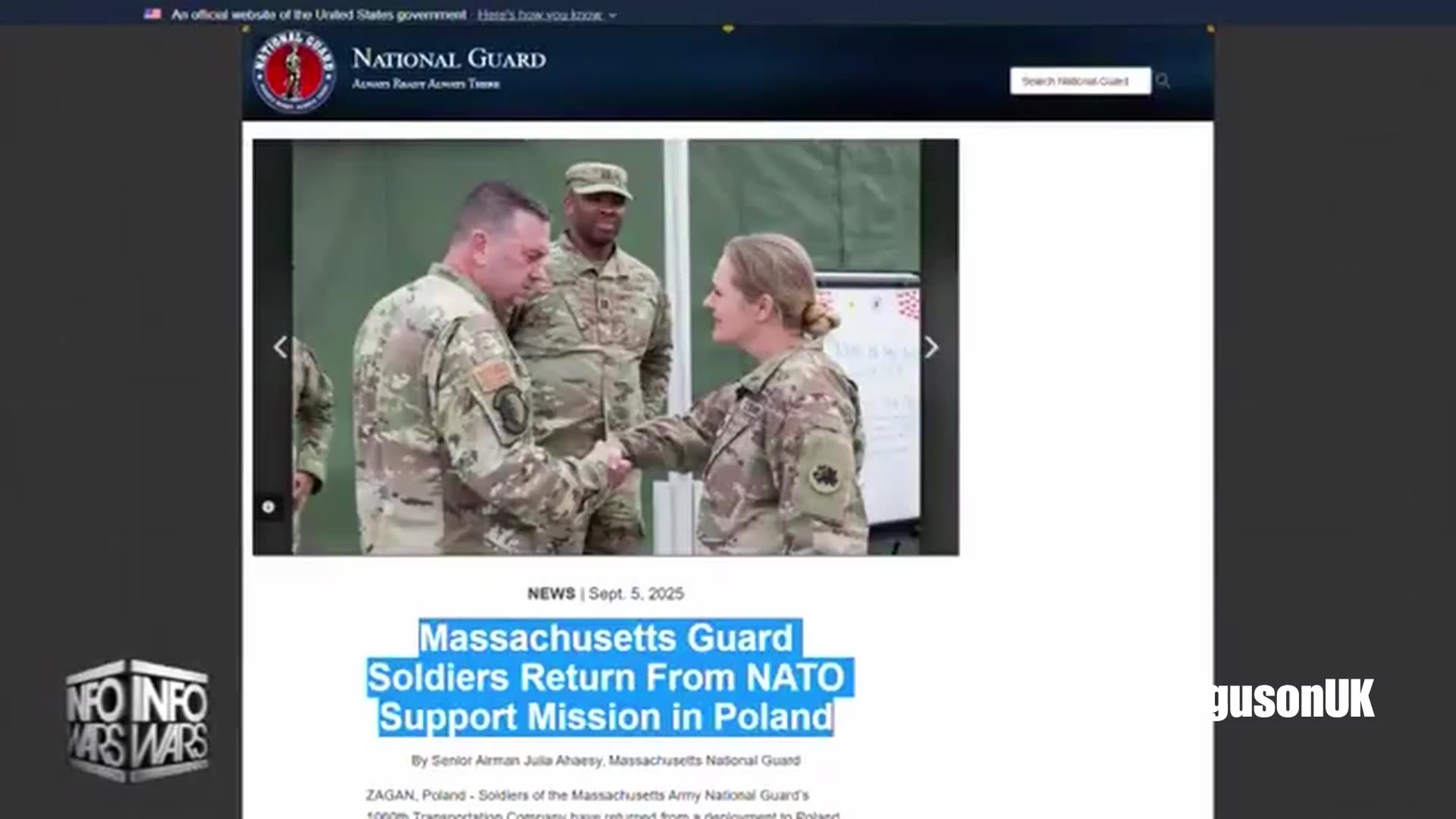 Caller Tells Alex Jones NATO Soldiers Are Being Quietly Absorbed Into U.S. Army Reserve Units