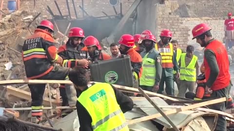 Factory explosion in Pakistan's Faisalabad kills over a dozen