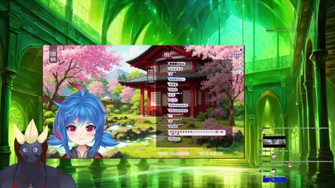 Art stream and reacting to a Leaflit video