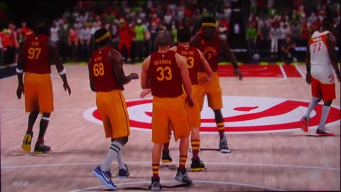 NBA2K: Indiana Pacers vs Atlanta Hawks (Dunks-Buzzer Beater) 