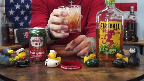 Wyman Watson - Fireball Blazin Apple Whiskey & Canada Dry Fruit Splash
