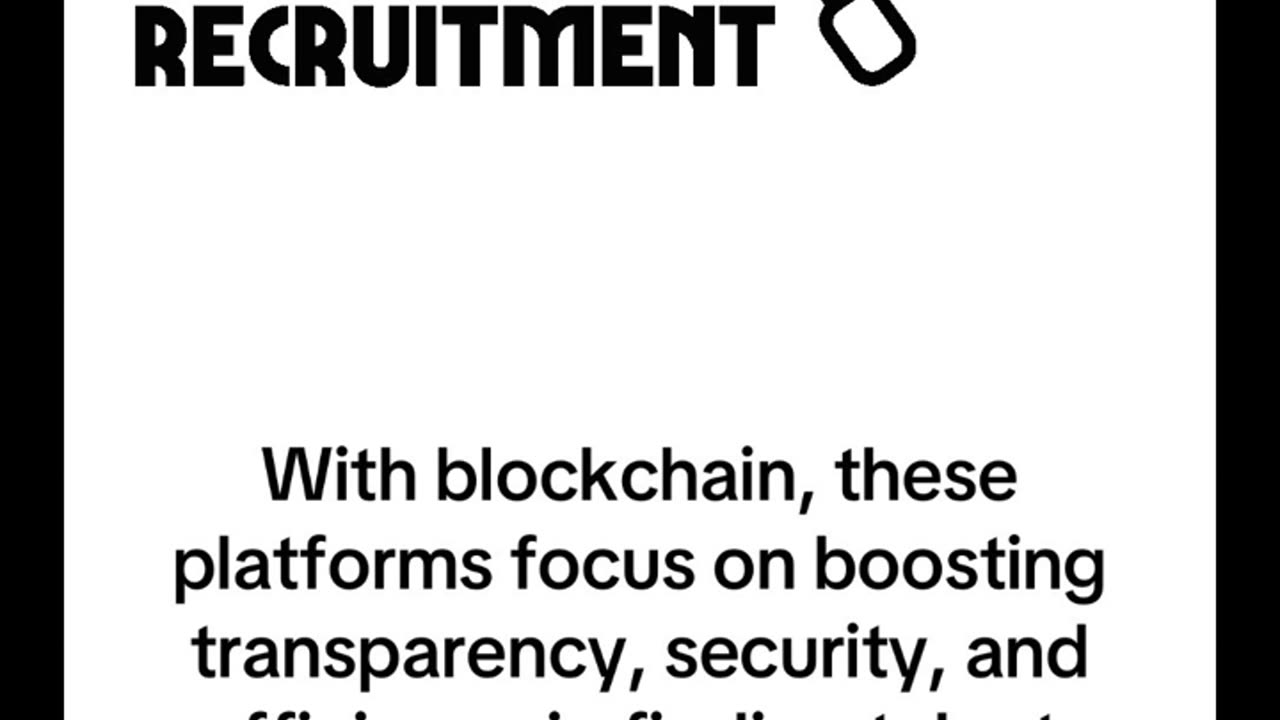 What is Recruitment in Blockchain?