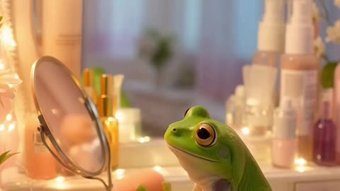 Frog’s Glow-Up 🐸💅