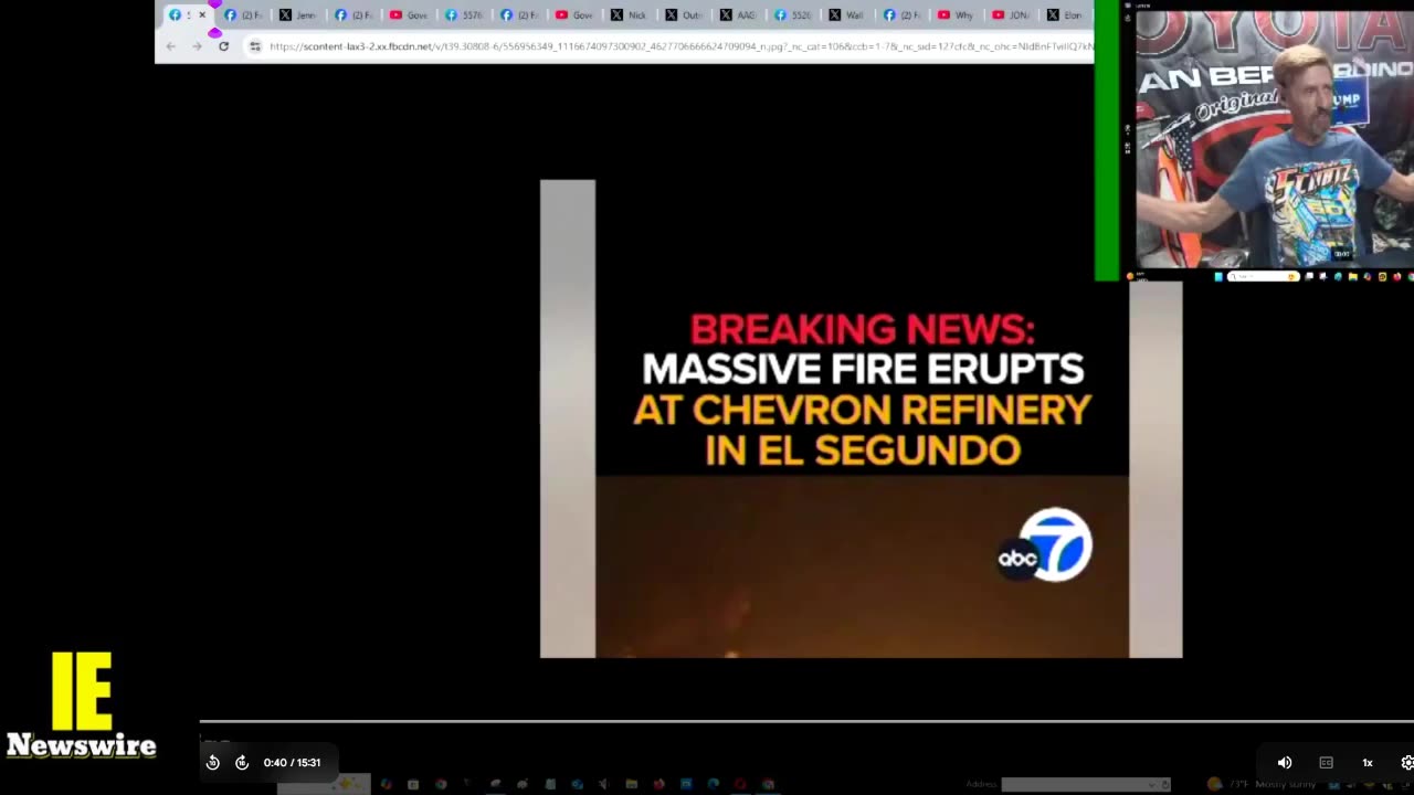 GAS REFINERY EXPLODES! Sortor saves American Flag! We R Drivin Kids Crazy!