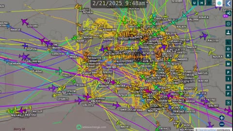 Phoenix Az Air Trash Time Lapsed - Feb 23rd 2025 - no audio -