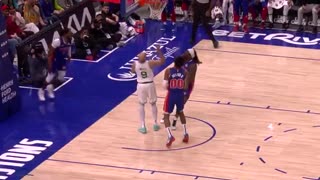 NBA - Malik Beasley caps a 15-0 run for the Pistons!