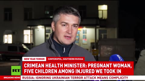 Crimean Health Minister: Pregnant woman, 5 children among injured in Kherson attack