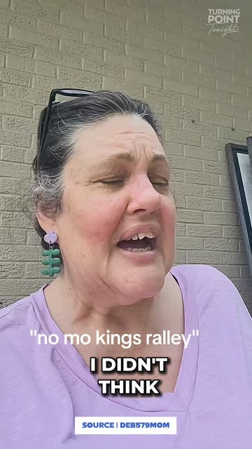 She was RED PILLED in real time..