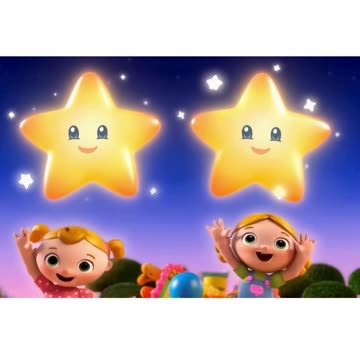 "आसमान में निकले तारे ⭐ बच्चों के लिए मजेदार हिंदी कविता!