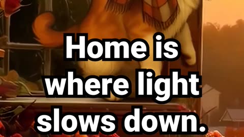 Home is where light slows down #autumnambience #eveningmeditation #sleepsounds