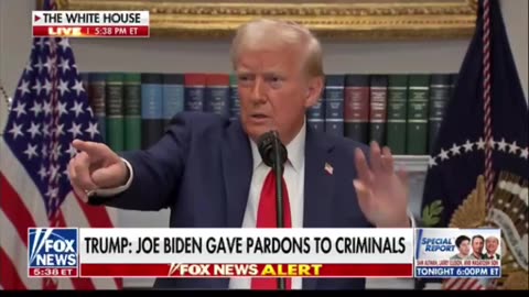 President Trump on Biden’s Pardons