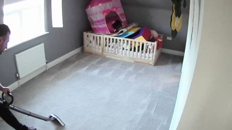 Carpet cleaning job room n2