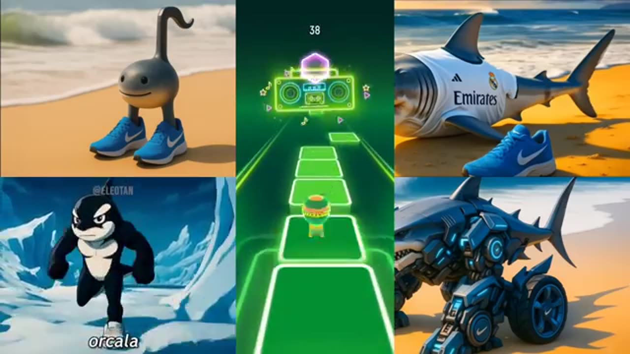 BRAINROT OTAMATONE 🆚 BRAINROT FOOTBALL 🆚 BRAINROT ANIME 🆚 BRAINROT TRANSFORMERS - Tiles Hop EDM Rush