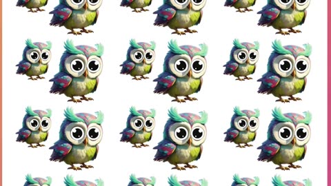 SPOT THE ODD ONE OUT #1 🦬🐥 #oddoneout