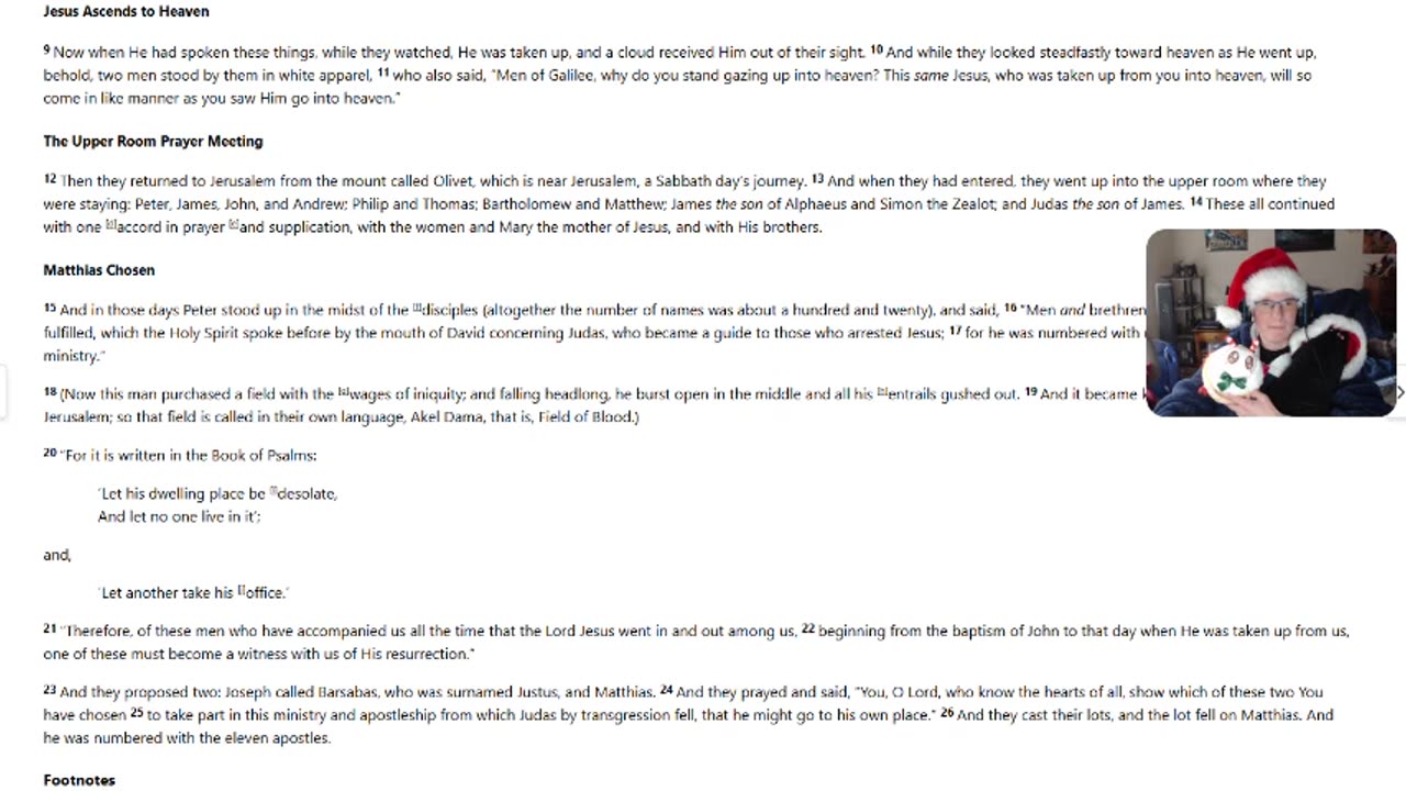 Acts 1 and 2 NKJV (Joshzilla89 Bible Reading)