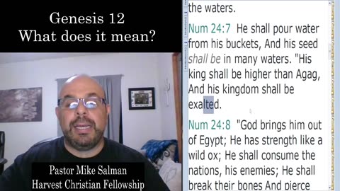 Bless Those Who Bless...Genesis 12