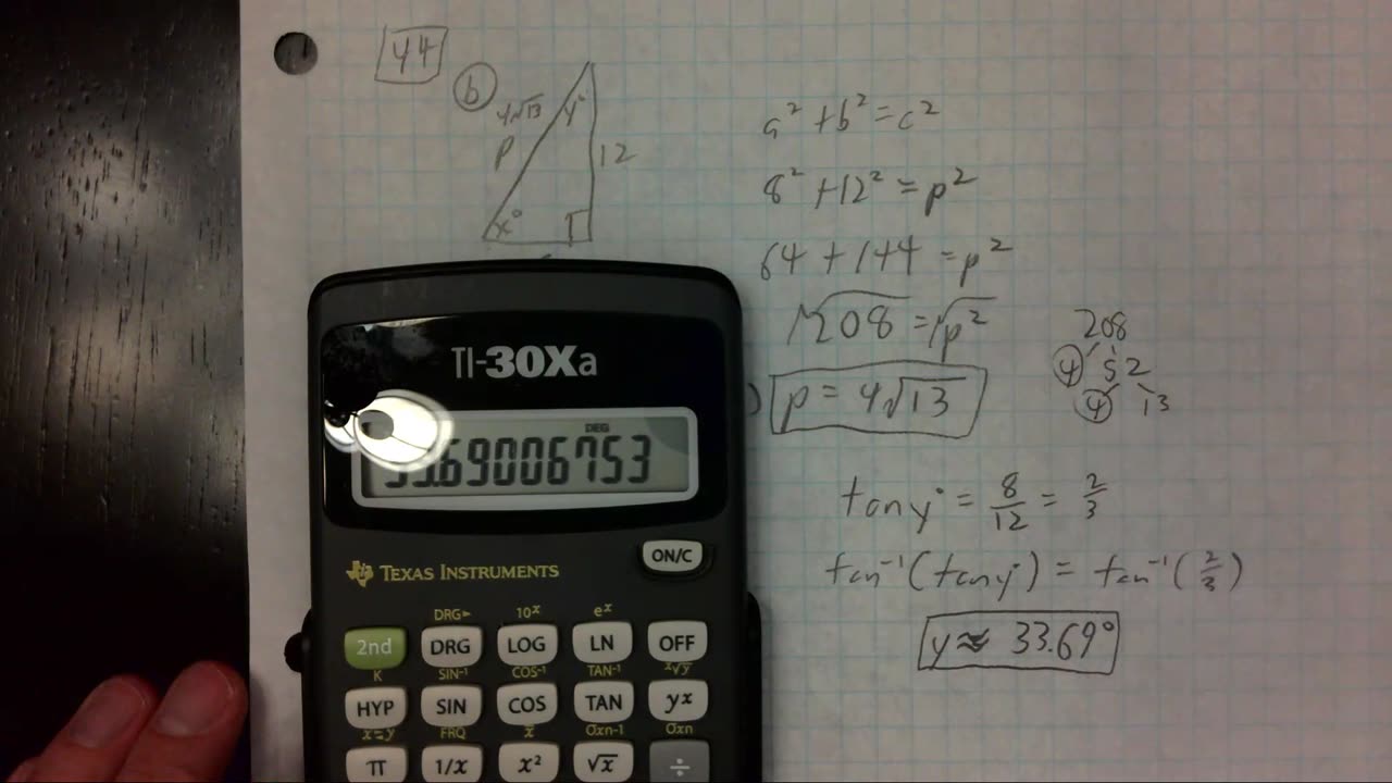 Saxon Algebra 2 Lesson 44 (b)