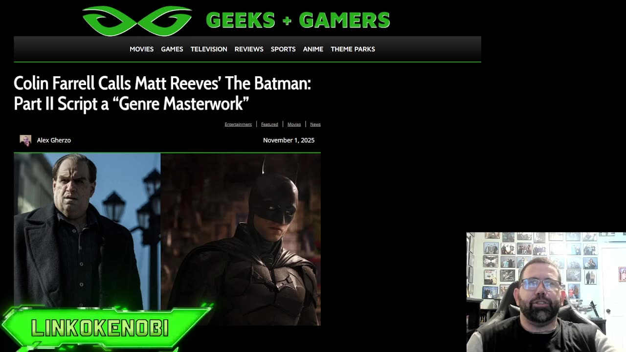 Colin Farrel Praises Matt Reeves Work On The Batman 2 Script