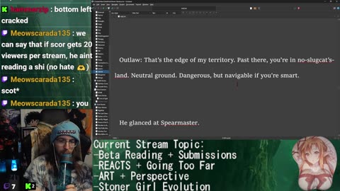 READ ME!!!!!!!| Beta Reading + REACTS + Commentary + Writing: Living Weapons | Drawing: Perspective | Stoner Girl Evolution