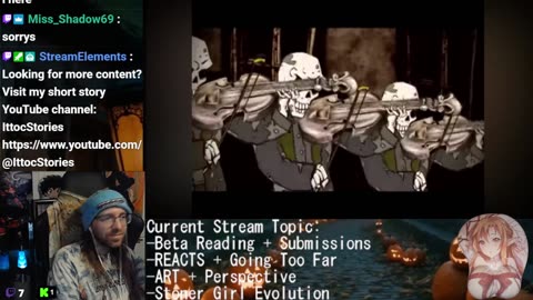 READ ME!!!!!!!| Beta Reading + REACTS + Commentary + Writing: Living Weapons | Drawing: Perspective | Stoner Girl Evolution