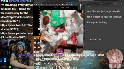 READ ME!!!!!!!| Beta Reading + REACTS + Commentary + Writing: Living Weapons | Drawing: Perspective | Stoner Girl Evolution