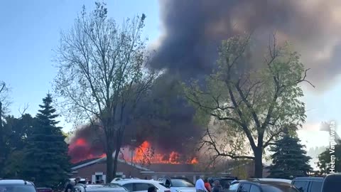 Deaths reported after shooting, blaze at Michigan Mormon church