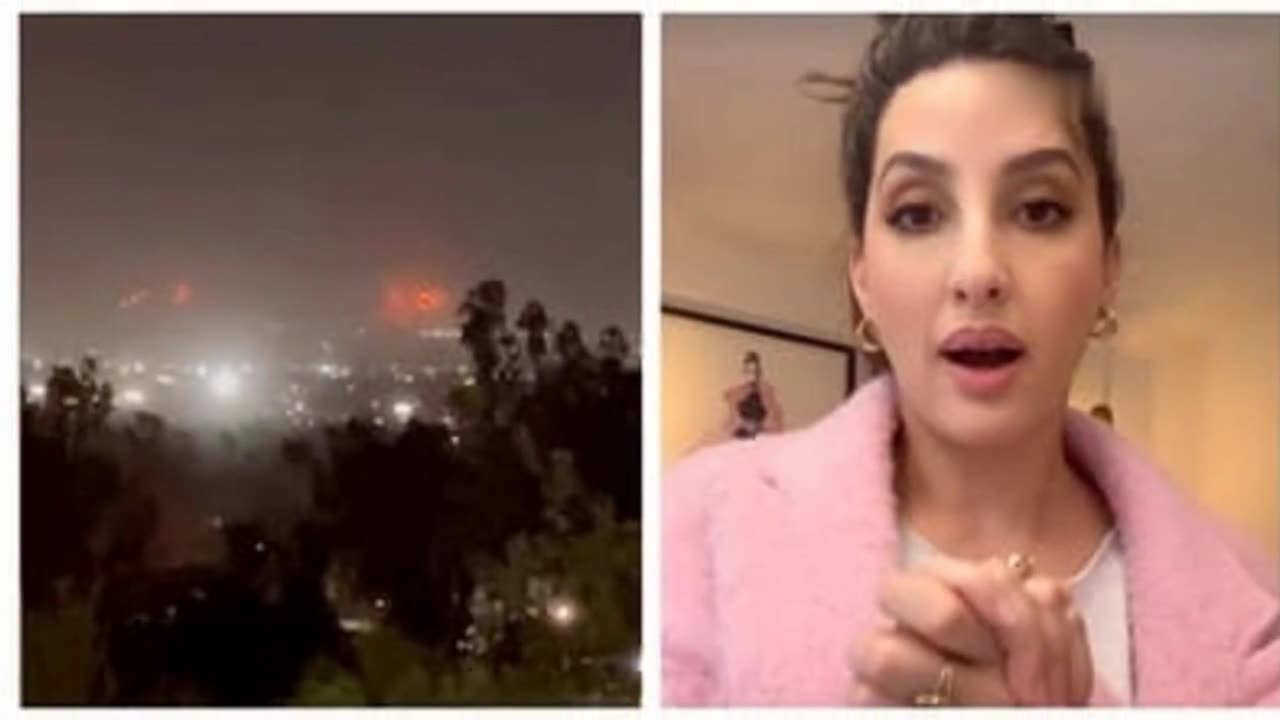 Nora Fatehi Evacuates Amid LA Wildfires: 'This is Insane'